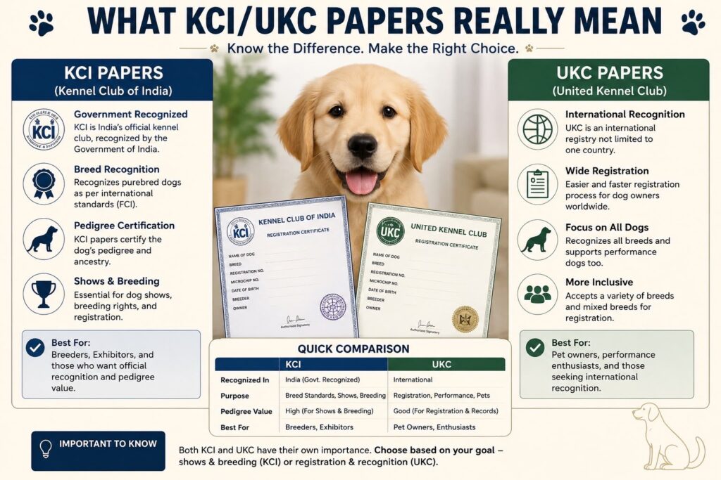 KCI registered dogs for sale in Bangalore KCI registered puppies for sale in Bengaluru Buy KCI registered puppies UKC registered puppies for sale KCI certified dog breeder KCI pedigree certificate UKC pedigree papers Genuine KCI registered puppies Purebred puppies with KCI papers Registered puppies near me